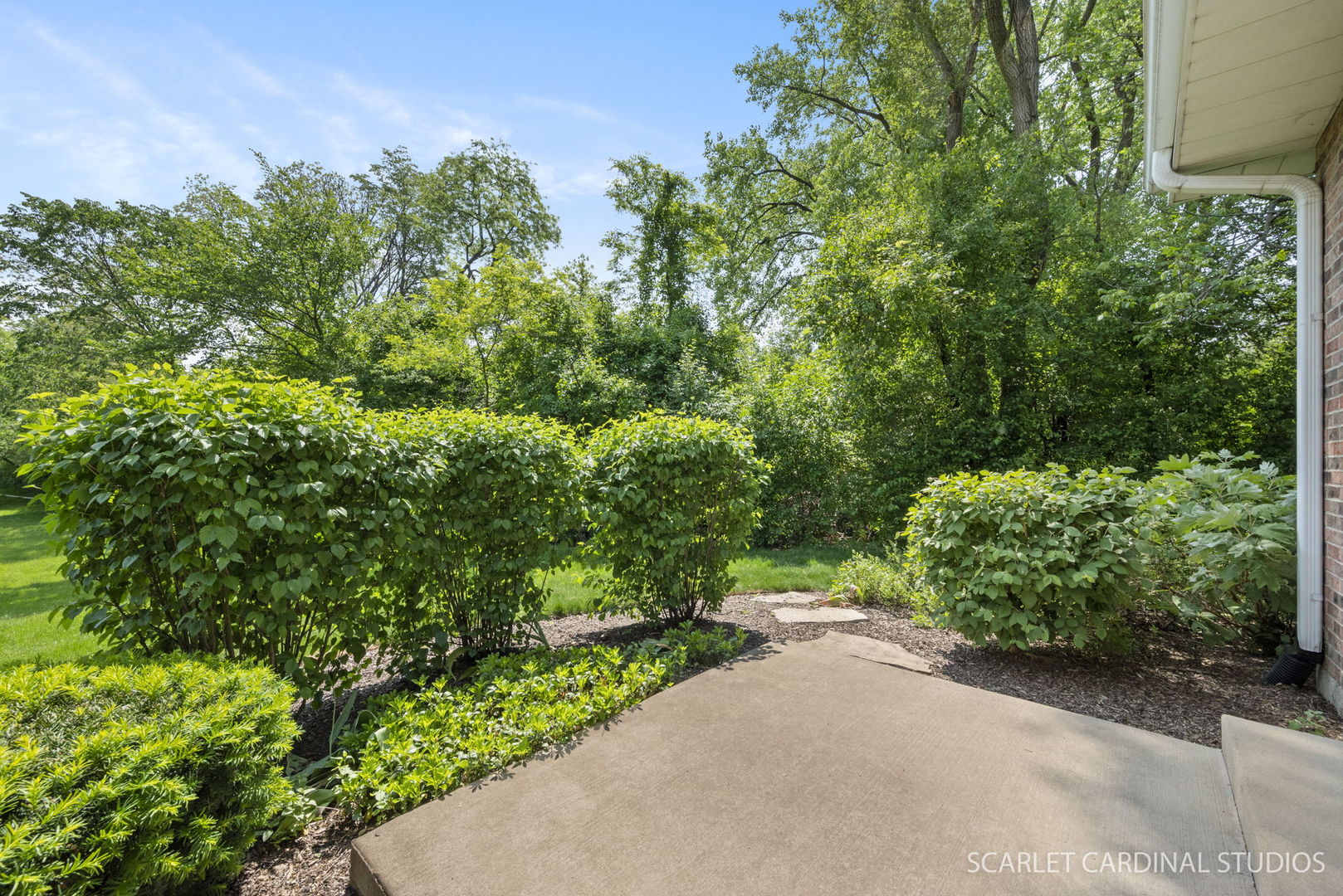 472 Sunnybrook Lane Wheaton, IL 60187 - Photo 10 of 11 a view of a garden with plants and large trees