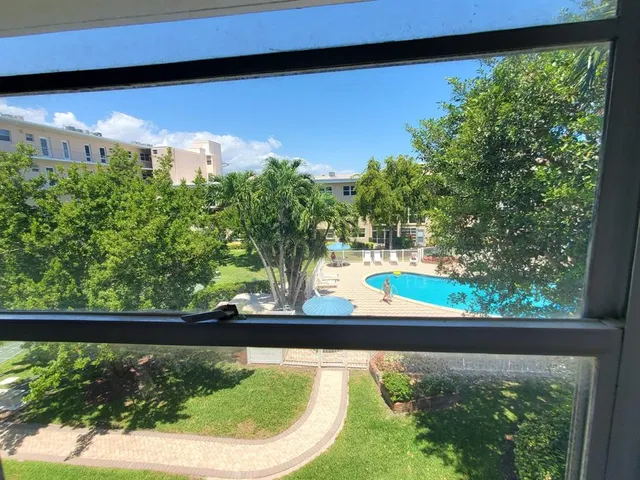 a view of a window in a room