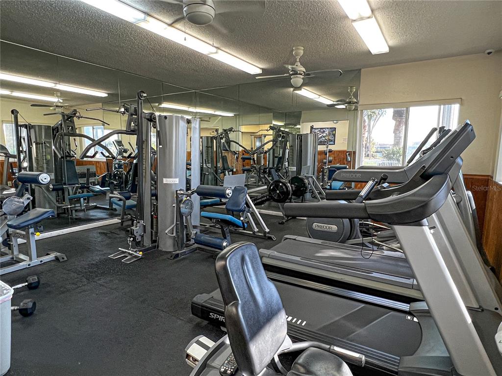 10350 Imperial Point Drive West, Unit 4 Largo, FL 33774 - Photo 41 of 68 a view of a room with gym equipment