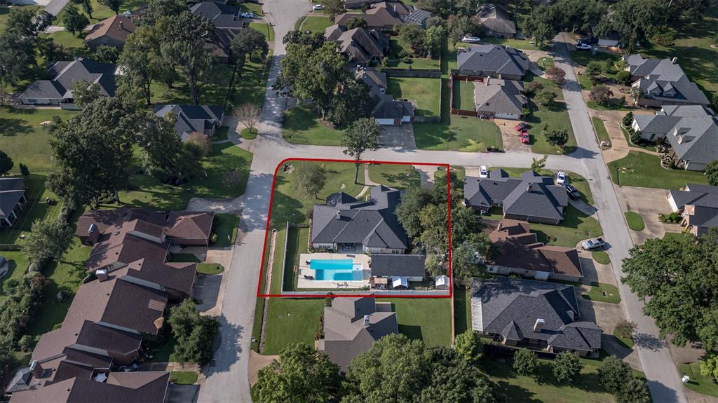 106 Graham Lane Bullard, TX 75757 - Photo 35 of 39 an aerial view of a house with a garden