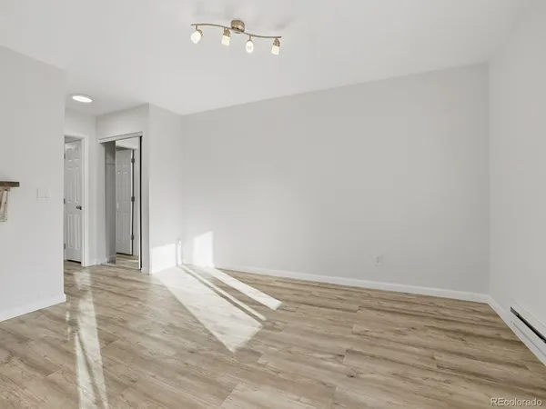 wooden floor in an empty room