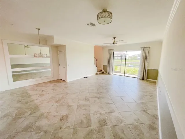 a view of kitchen and window