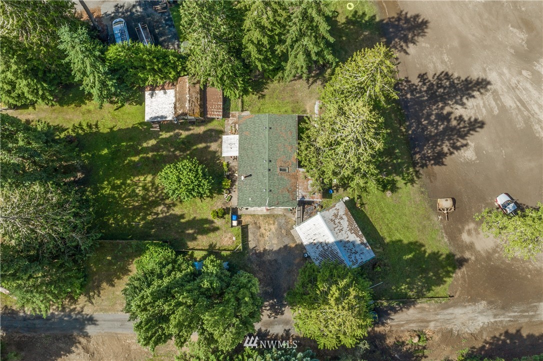 115 Island Road Toledo, WA 98591 - Photo 1 of 22 an aerial view of a house with a yard