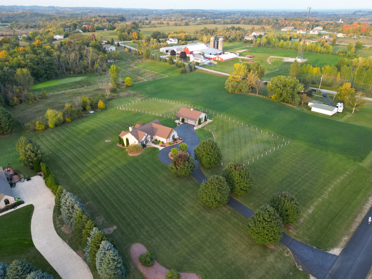 4942 Bridle Path Road Polk, WI 53076 - Photo 12 of 62 Aerial