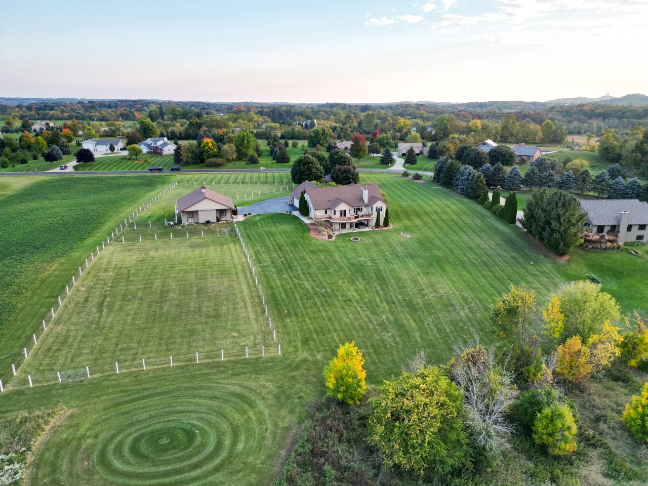 4942 Bridle Path Road Polk, WI 53076 - Photo 8 of 62 Aerial