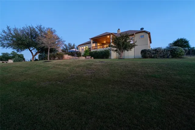 a view of a green field