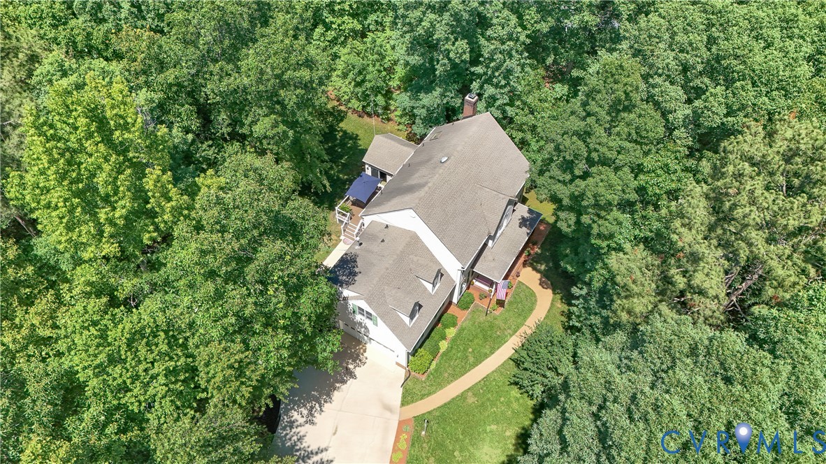 12512 2nd Branch Road Chesterfield, VA 23838 - Photo 49 of 56 a view of a house with a yard and a trees