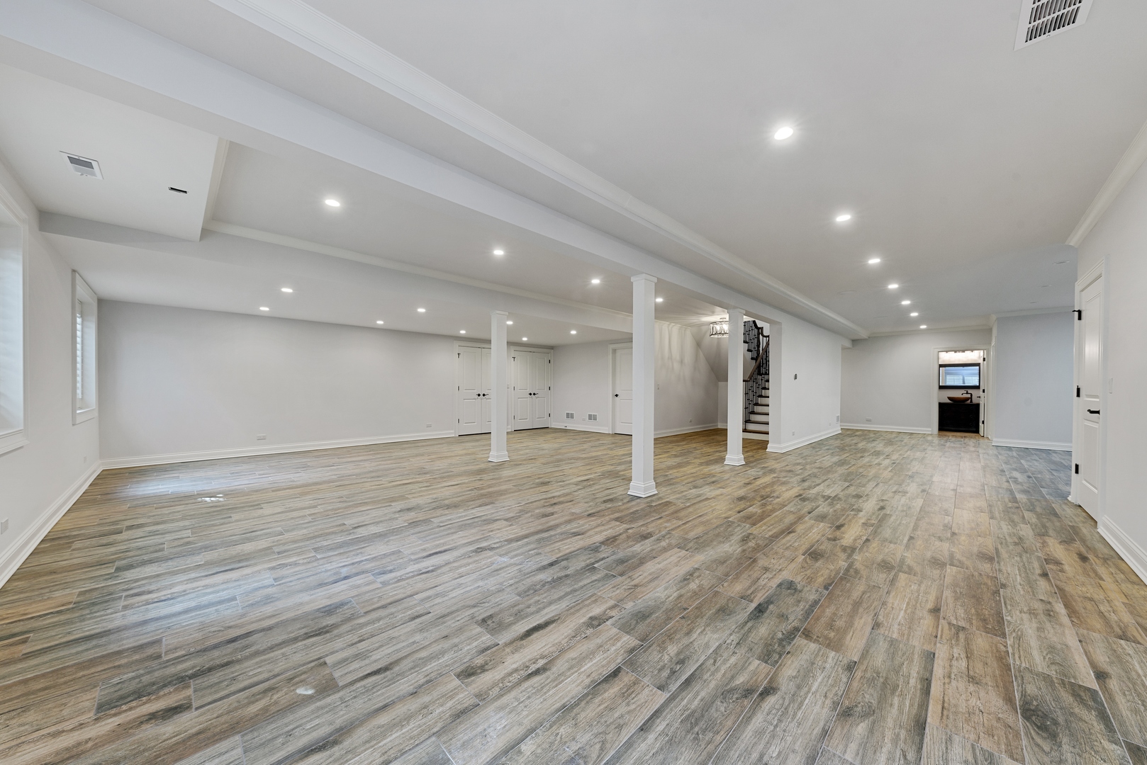 820 Country Club Road Crystal Lake, IL 60014 - Photo 36 of 48 a view of an empty room with wooden floor