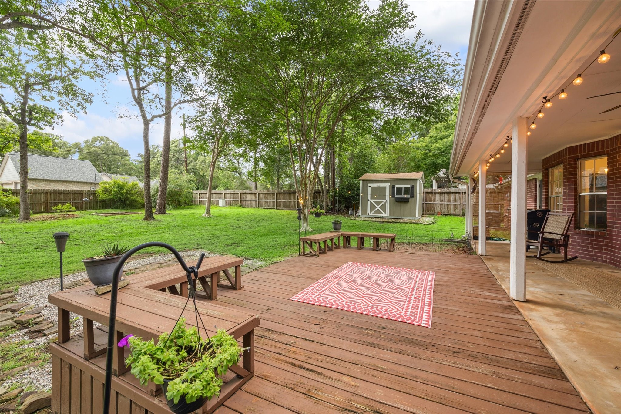 2420 Canter Lane Conroe, TX 77384 - Photo 18 of 24 a view of outdoor space yard deck and patio