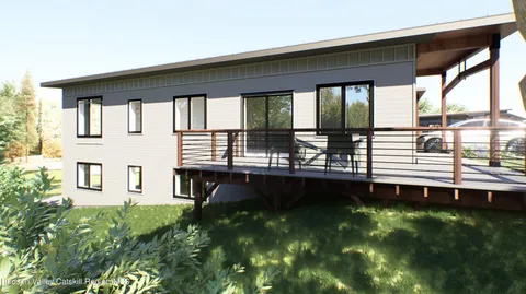 a house view with a outdoor space