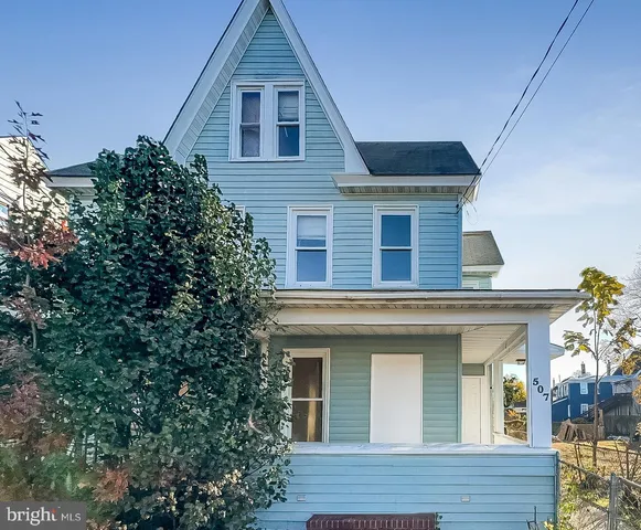 a front view of a house with plants
