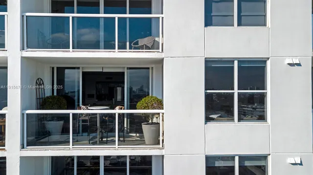 a view of front door