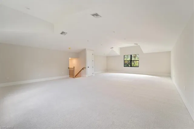 a view of empty room