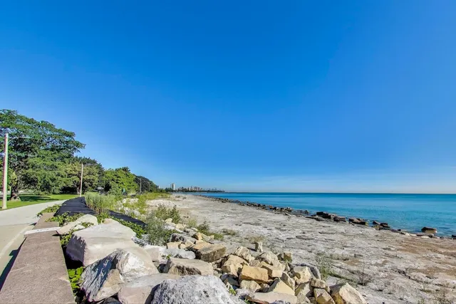 a view of ocean view with beach