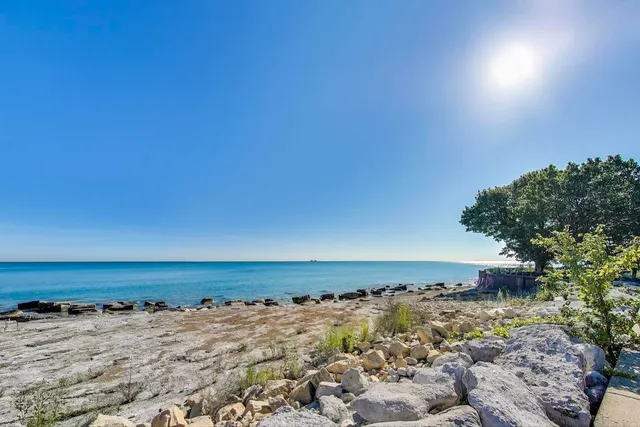 a view of ocean view with beach