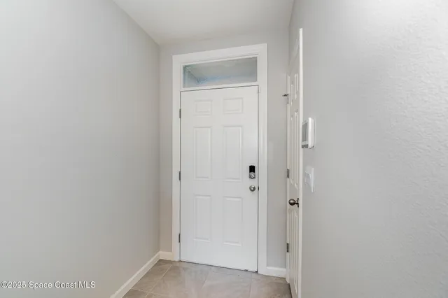 a view of front door