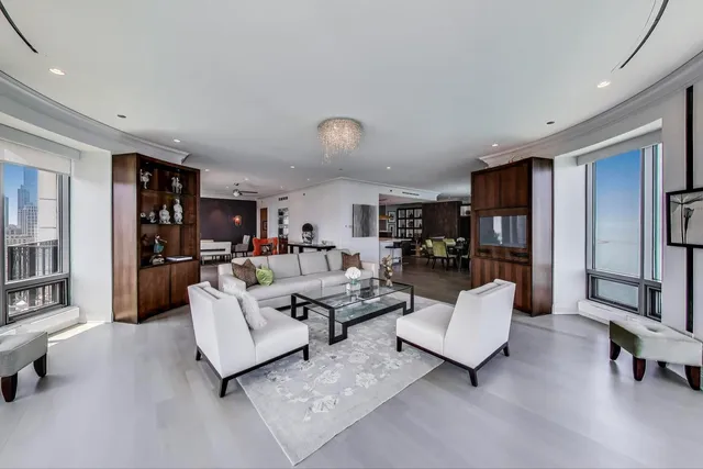 a view of a lake from a balcony