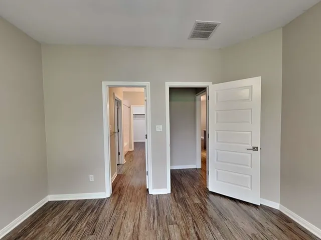 wooden floor in an empty room