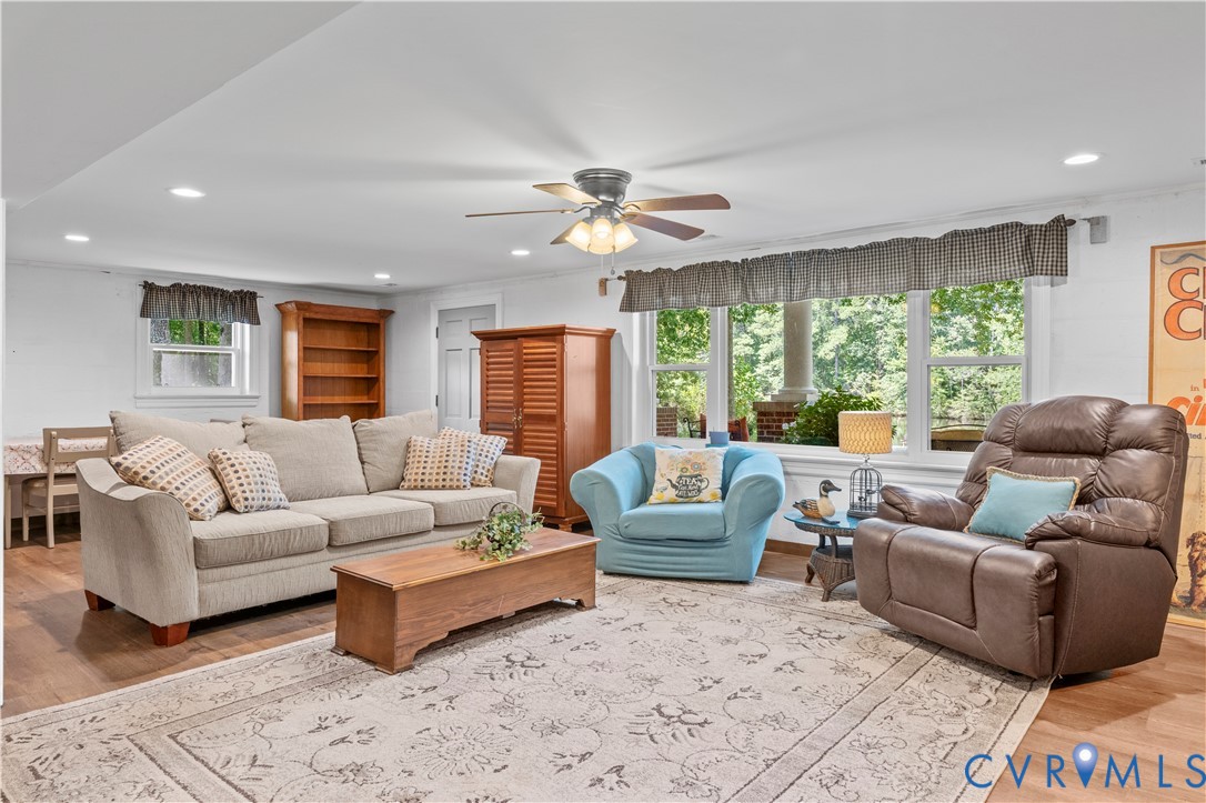 1159 Cedar Hill Road Blackstone, VA 23824 - Photo 31 of 45 a living room with furniture and a large window