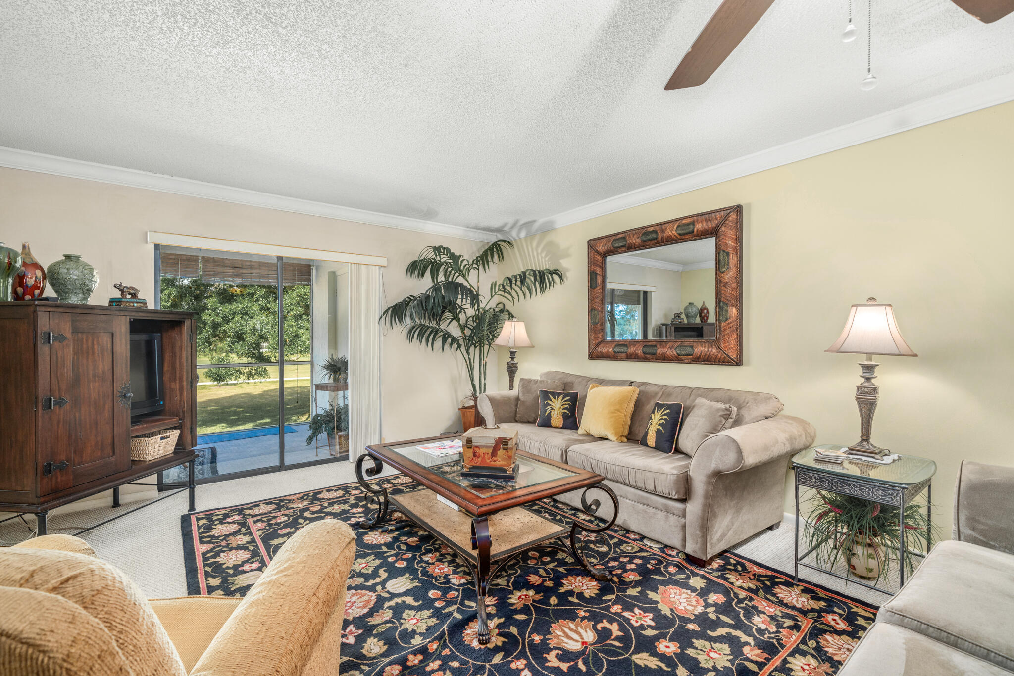 3833 Edgewater Drive Sebring, FL 33872 - Photo 15 of 51 a living room with furniture and a large window