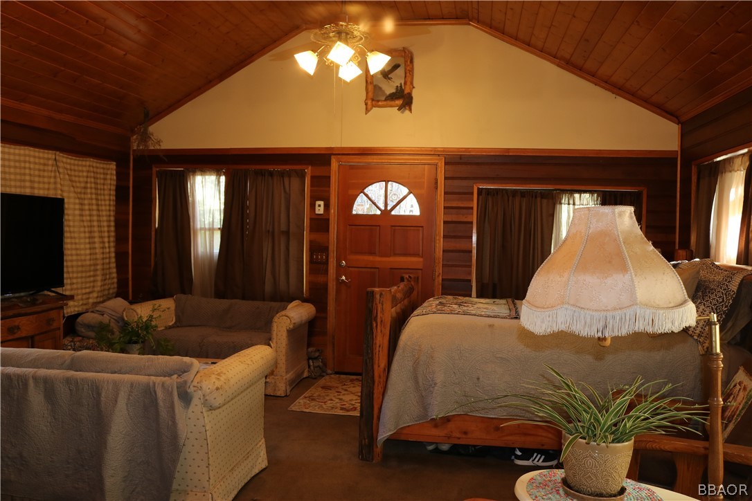 39372 Cedar Dell Road Fawnskin, CA 92333 - Photo 8 of 18 a bedroom with bed and window