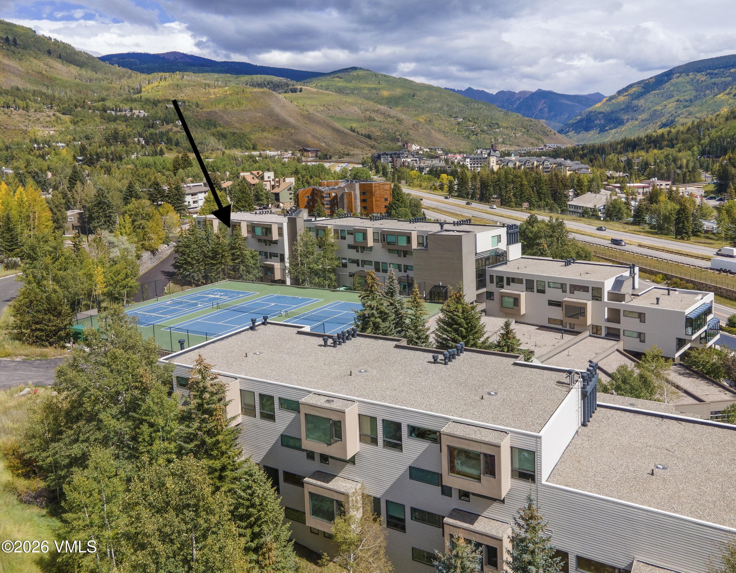 1100 North Frontage Road West, Unit 1519 Vail, CO 81657 - Photo 27 of 38 an aerial view of multiple house