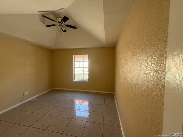 a view of empty room with a window