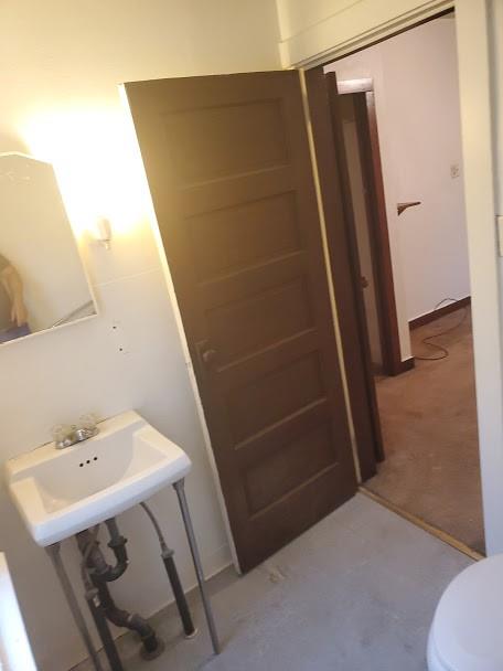 115 Morgan Hill Road Morgan, PA 15064 - Photo 8 of 17 a bathroom with a sink and glass door shower