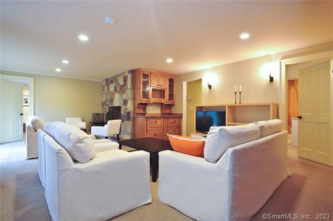 33 Sentry Hill Road Roxbury, CT 06783 - Photo 7 of 27 a living room with furniture and a view of kitchen