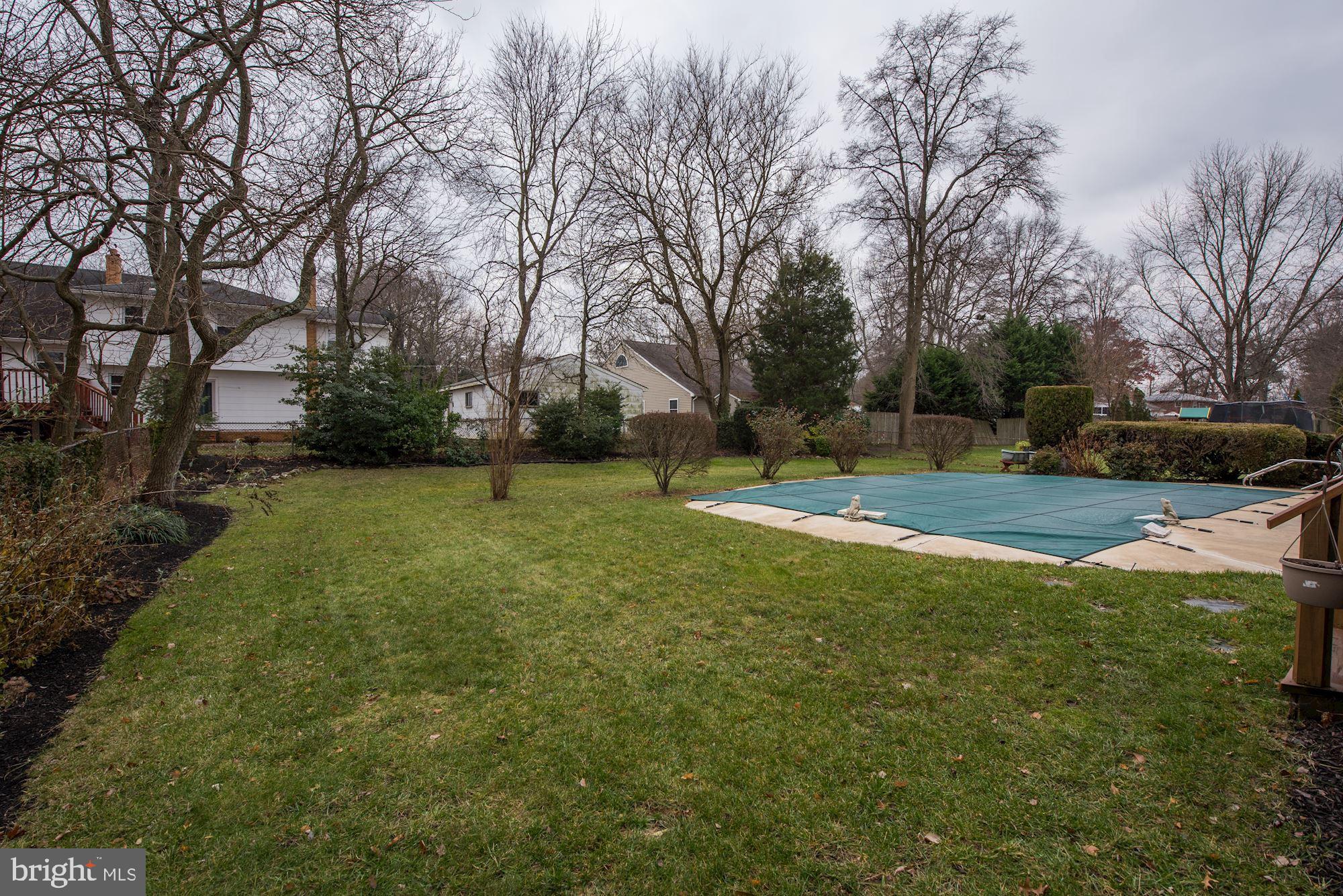 324 Farmdale Road Moorestown, NJ 08057 - Photo 30 of 35 Rear gated yard with in-ground pool