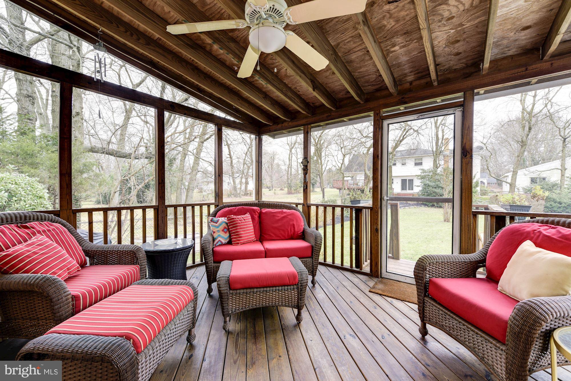 324 Farmdale Road Moorestown, NJ 08057 - Photo 10 of 35 Sunroom with views of the rear yard