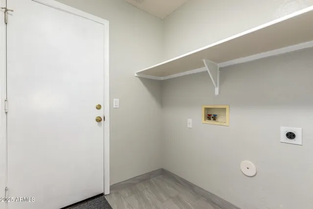 a view of a door of the house