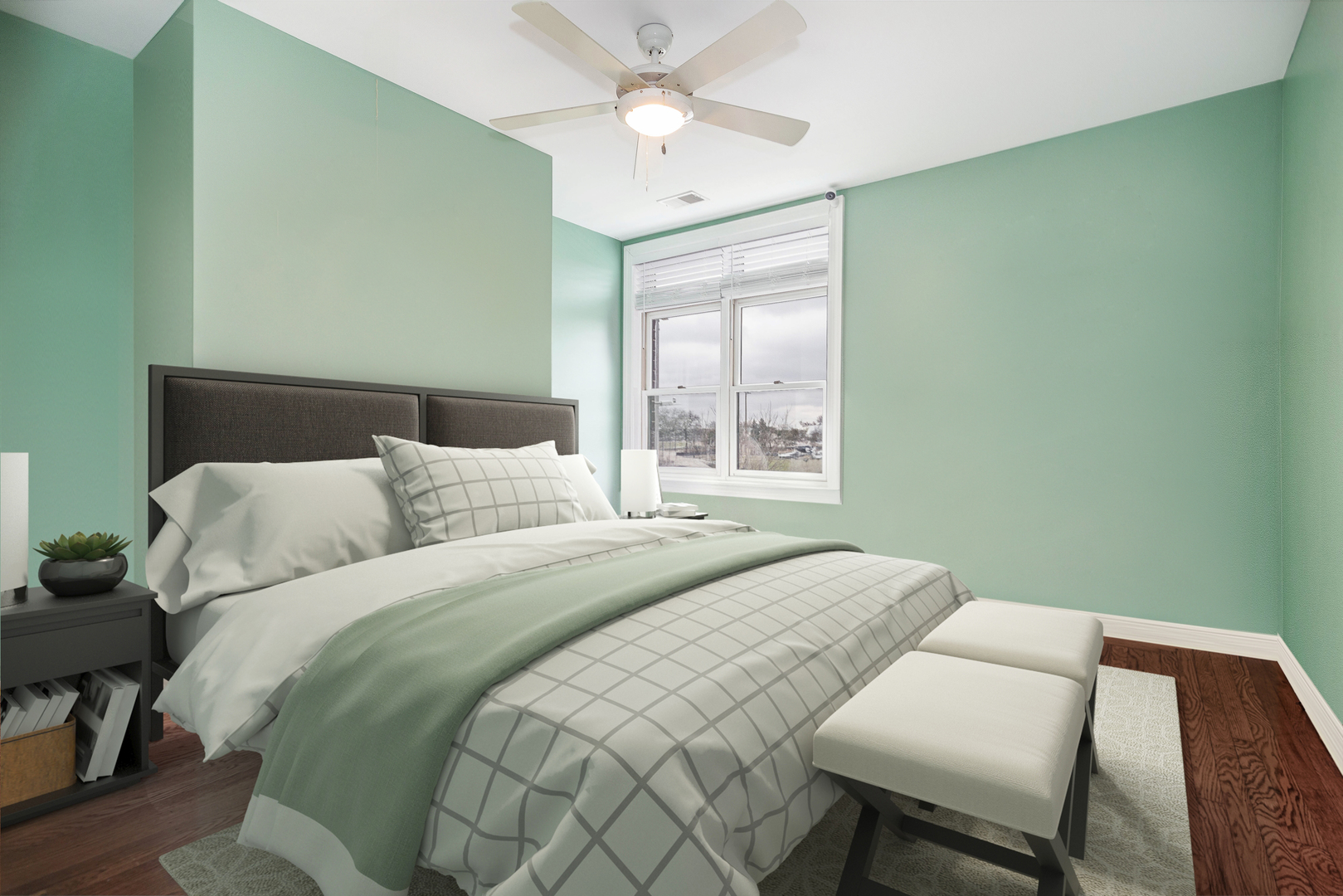 241 North Northwest Highway Park Ridge, IL 60068 - Photo 14 of 28 a bedroom with a bed and a window