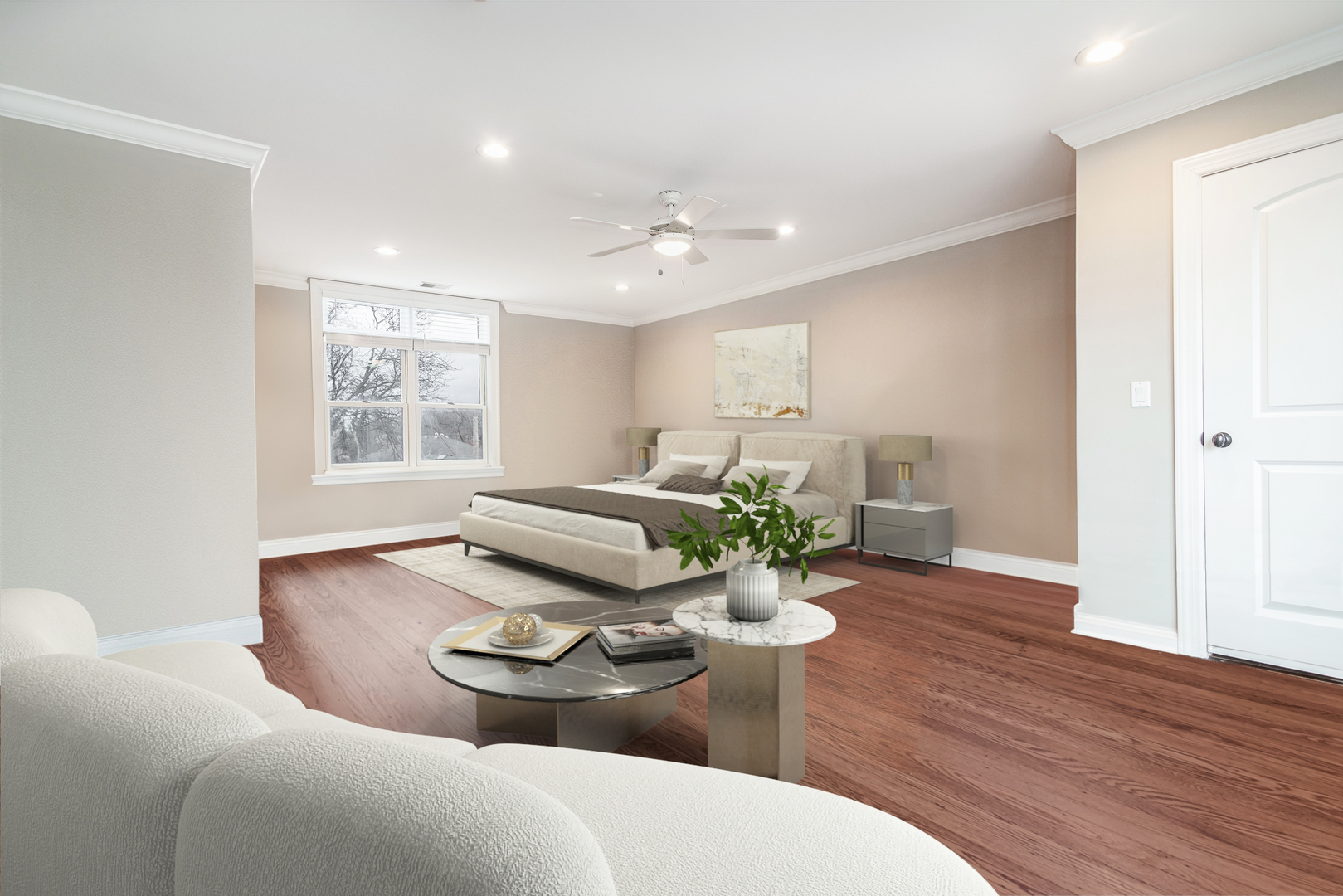 241 North Northwest Highway Park Ridge, IL 60068 - Photo 16 of 28 a living room with furniture and wooden floor