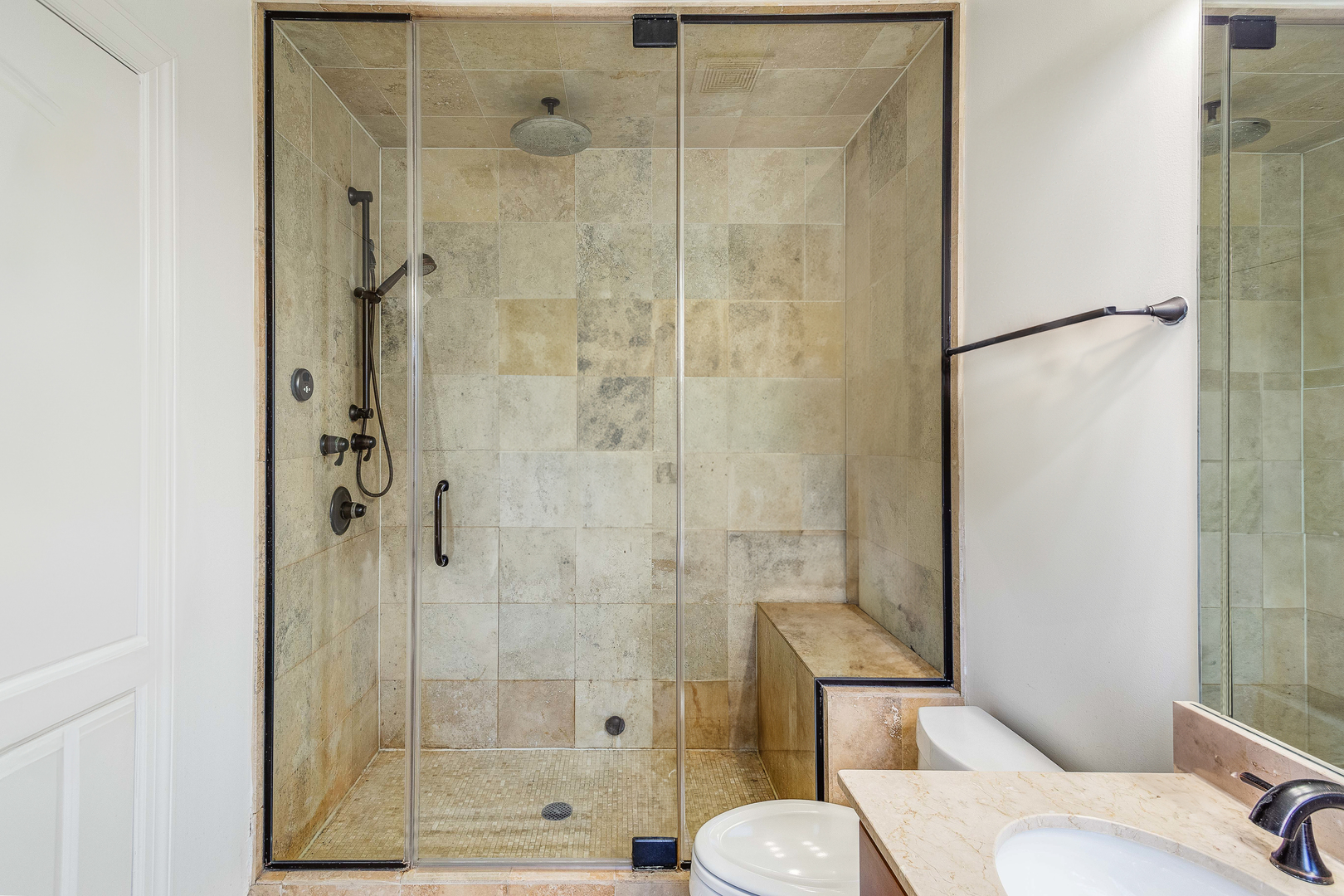 241 North Northwest Highway Park Ridge, IL 60068 - Photo 18 of 28 a bathroom with a shower and toilet