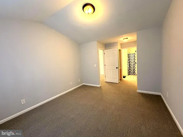 a view of a livingroom with a window