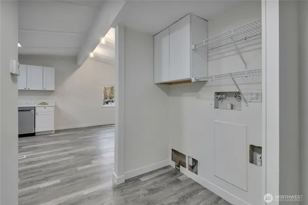 wooden floor in an empty room