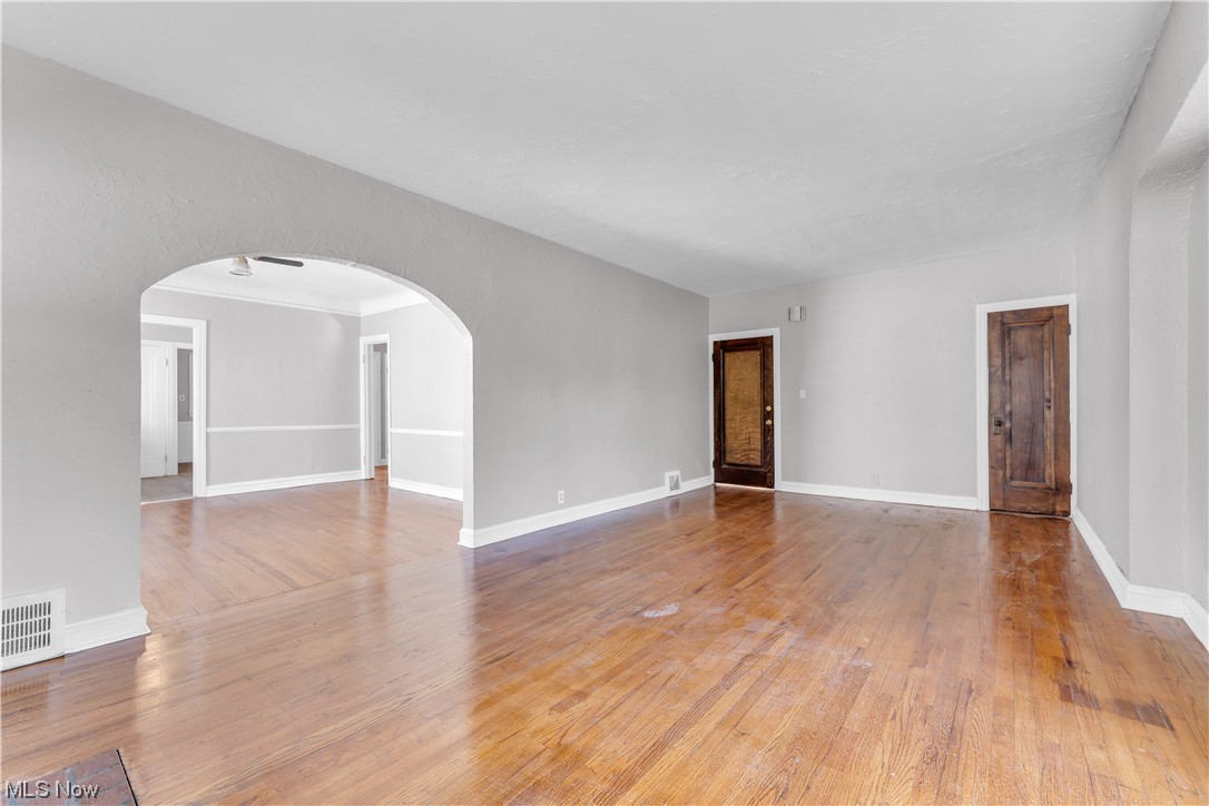 1499 Sherbrook Road South Euclid, OH 44121 - Photo 10 of 41 Spare room featuring hardwood flooring