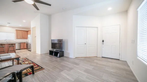 a view of a small space