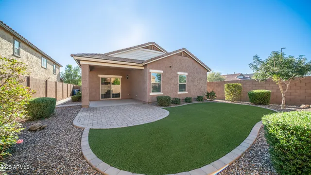 a view of a hallway with washer and dryer