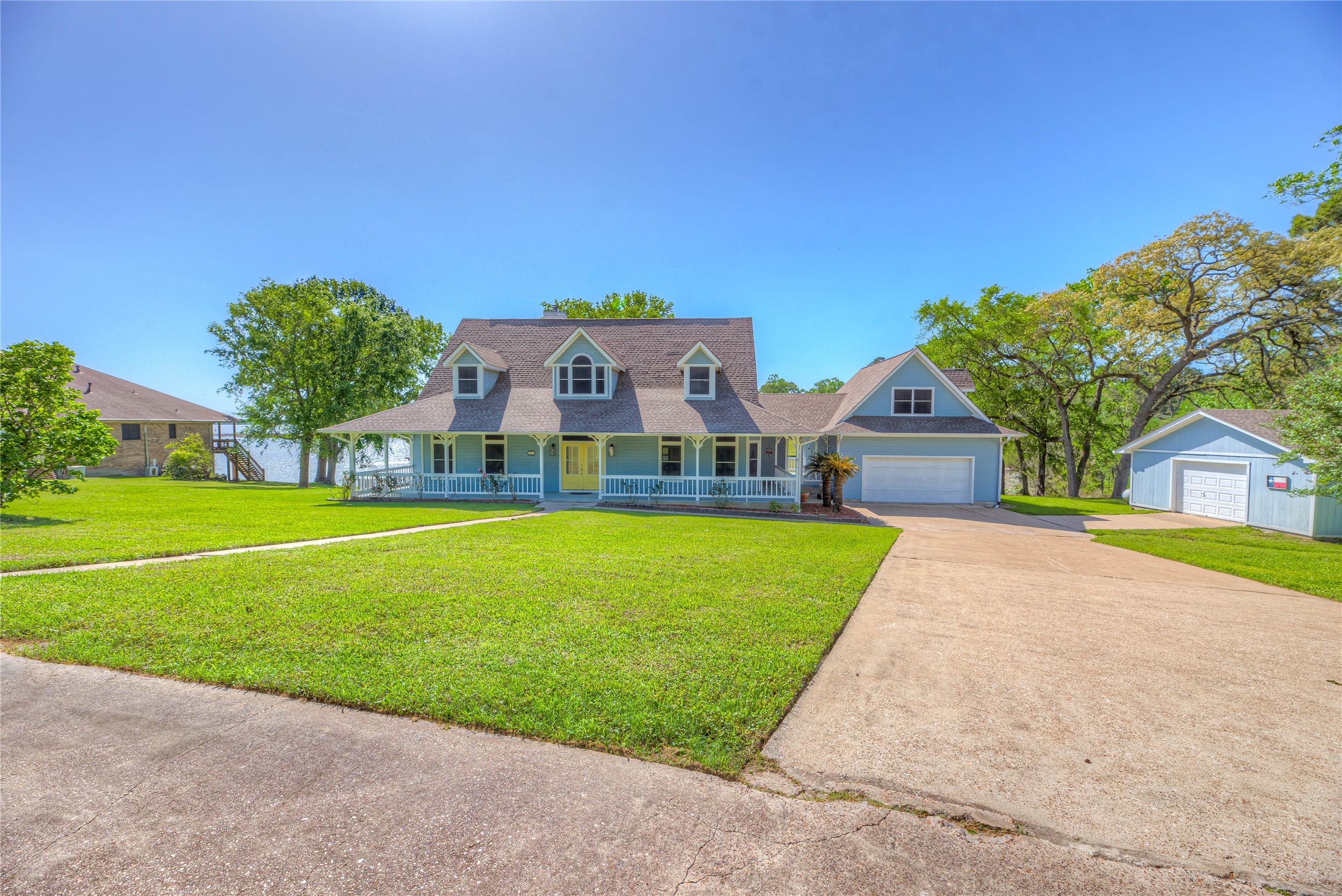 331 Memphis Belle Trinity, TX 75862 - Photo 29 of 50 a front view of house with yard and green space
