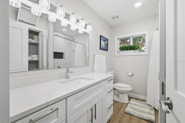 a view of kitchen living room