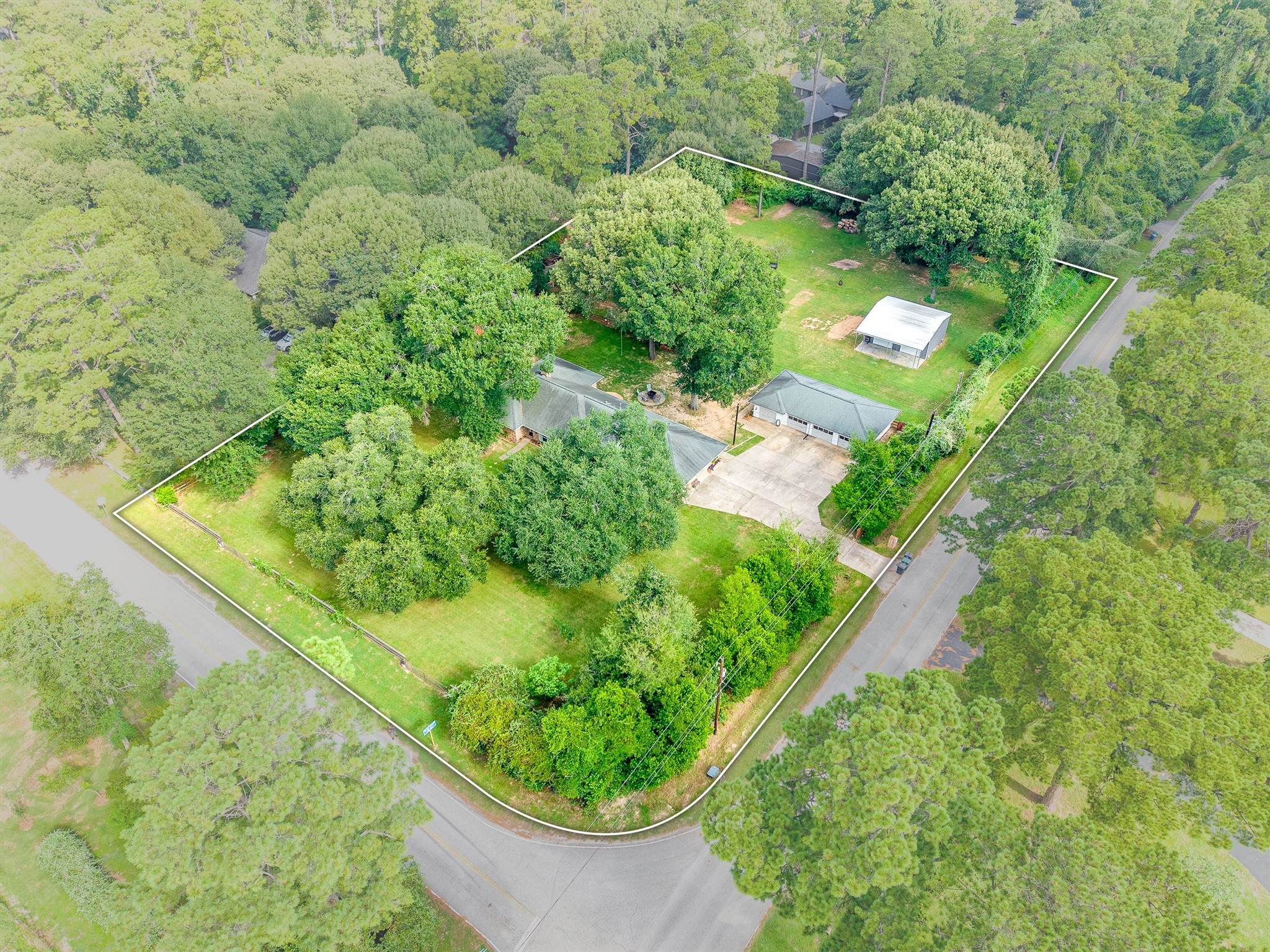 16008 Lutheran School Road Tomball, TX 77377 - Photo 46 of 50 Fully cleared but kept some of the mature landscaping.