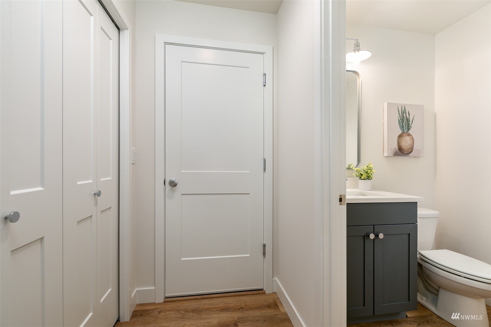117 171st Place Southwest, Unit A Bothell, WA 98012 - Photo 11 of 20 a bathroom with a sink a toilet and shower