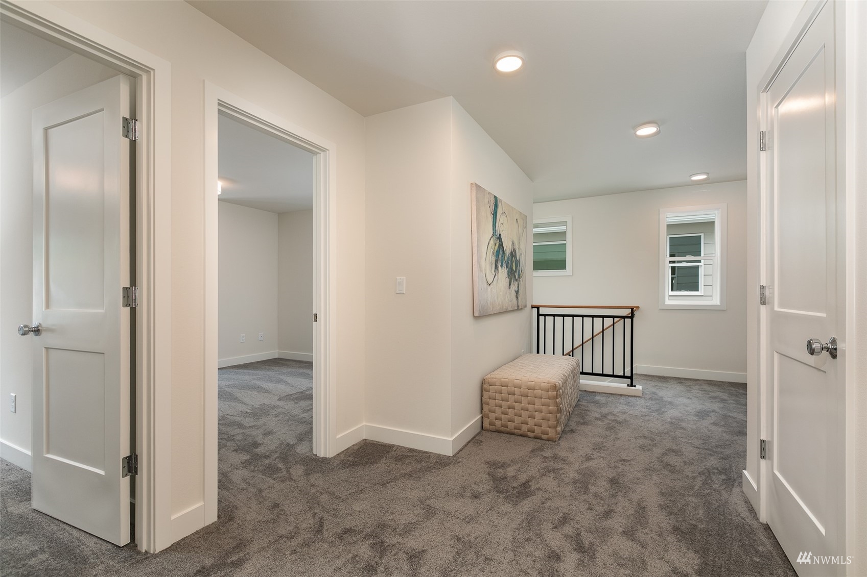 117 171st Place Southwest, Unit A Bothell, WA 98012 - Photo 12 of 20 an empty room with windows and a yard