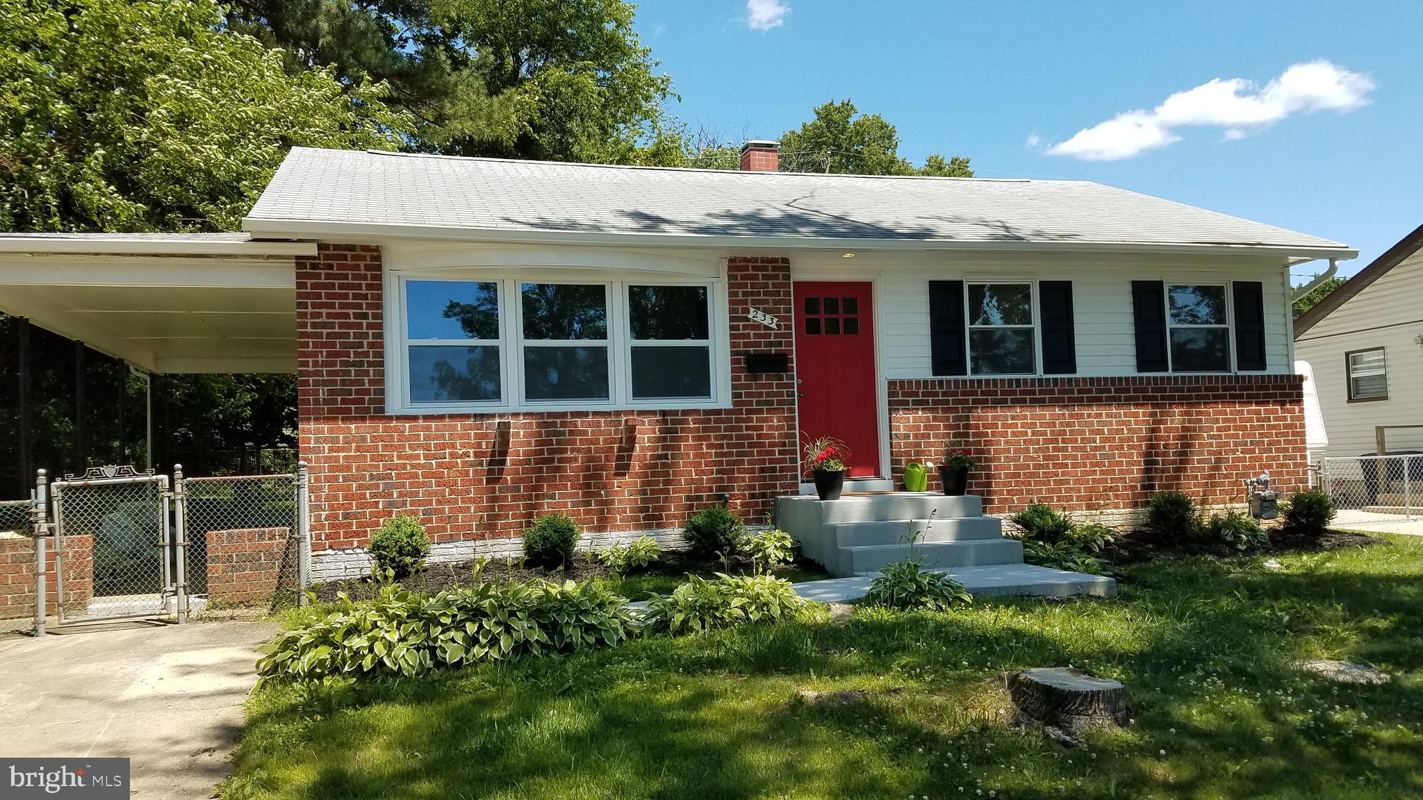 233 Highfalcon Road Reisterstown, MD 21136 - Photo 3 of 48 Front of Home w / new Gutters, sidewalk and steps