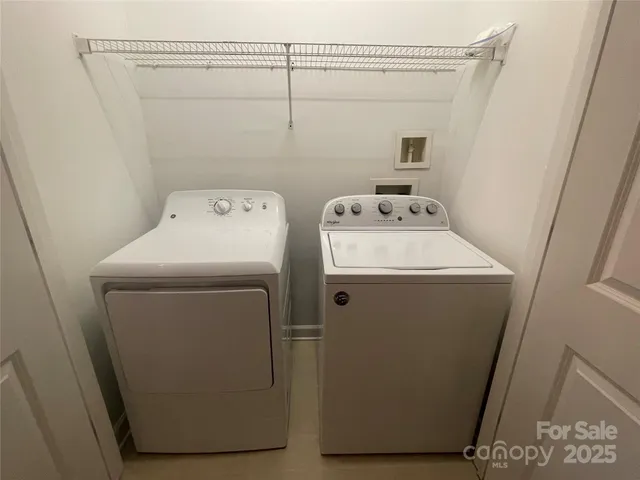 a view of a room with a window