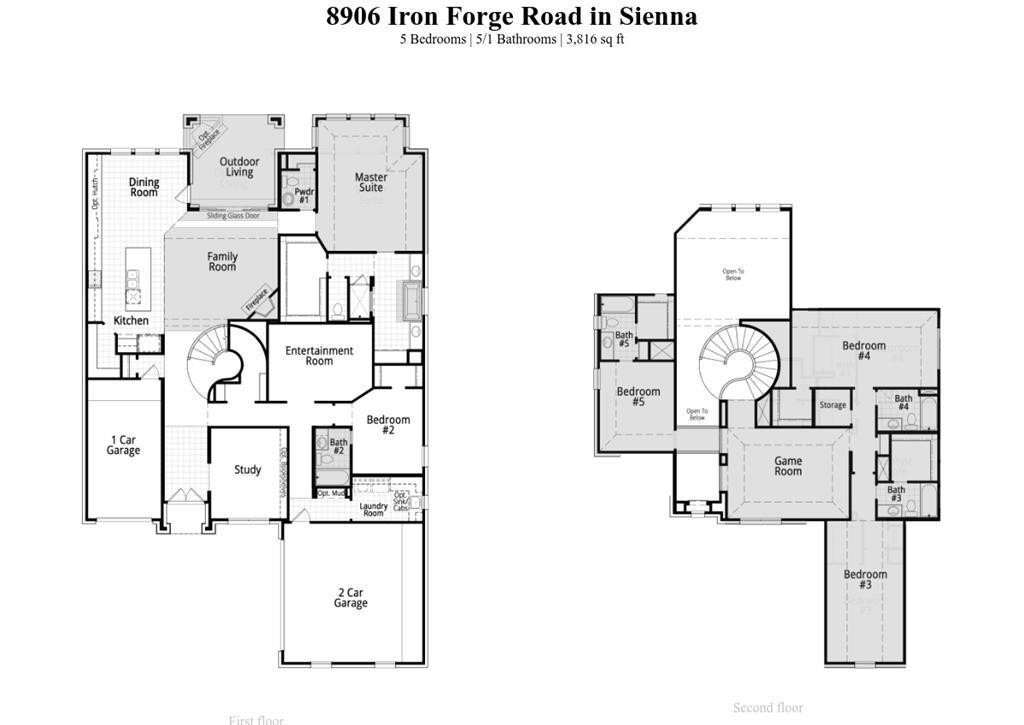 8906 Iron Forge Road Missouri City, TX 77459 - Photo 33 of 33 227 Floor Plan by Highland Homes