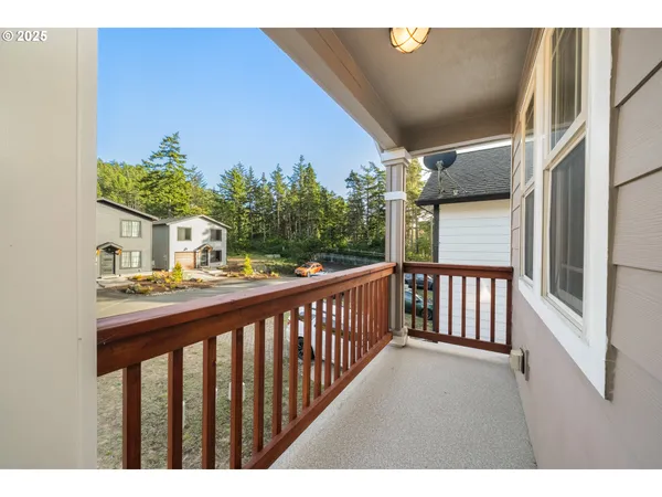 a view of a porch