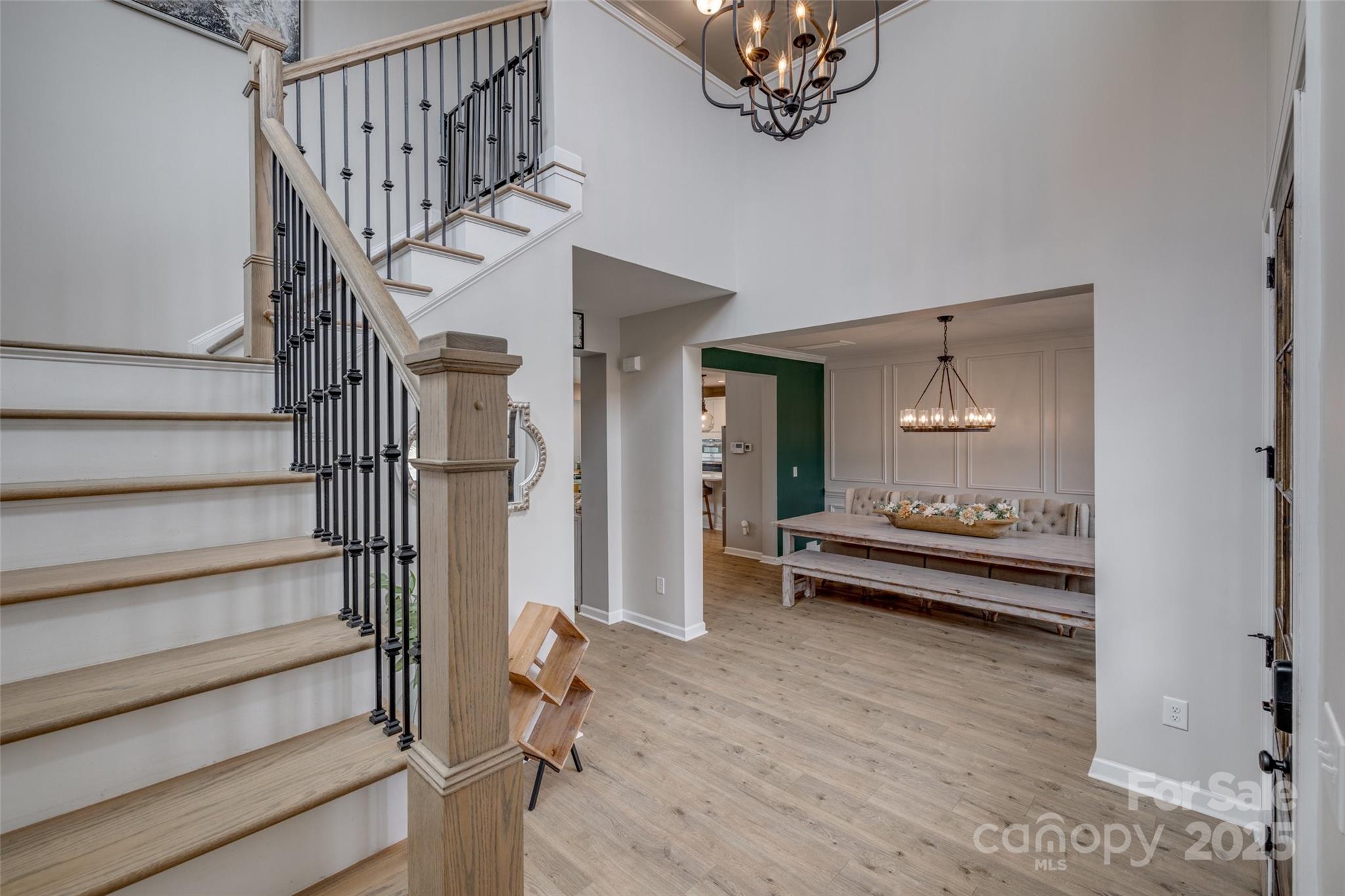 5431 Meadowcroft Way Fort Mill, SC 29708 - Photo 4 of 40 a view of entryway and hall with wooden floor
